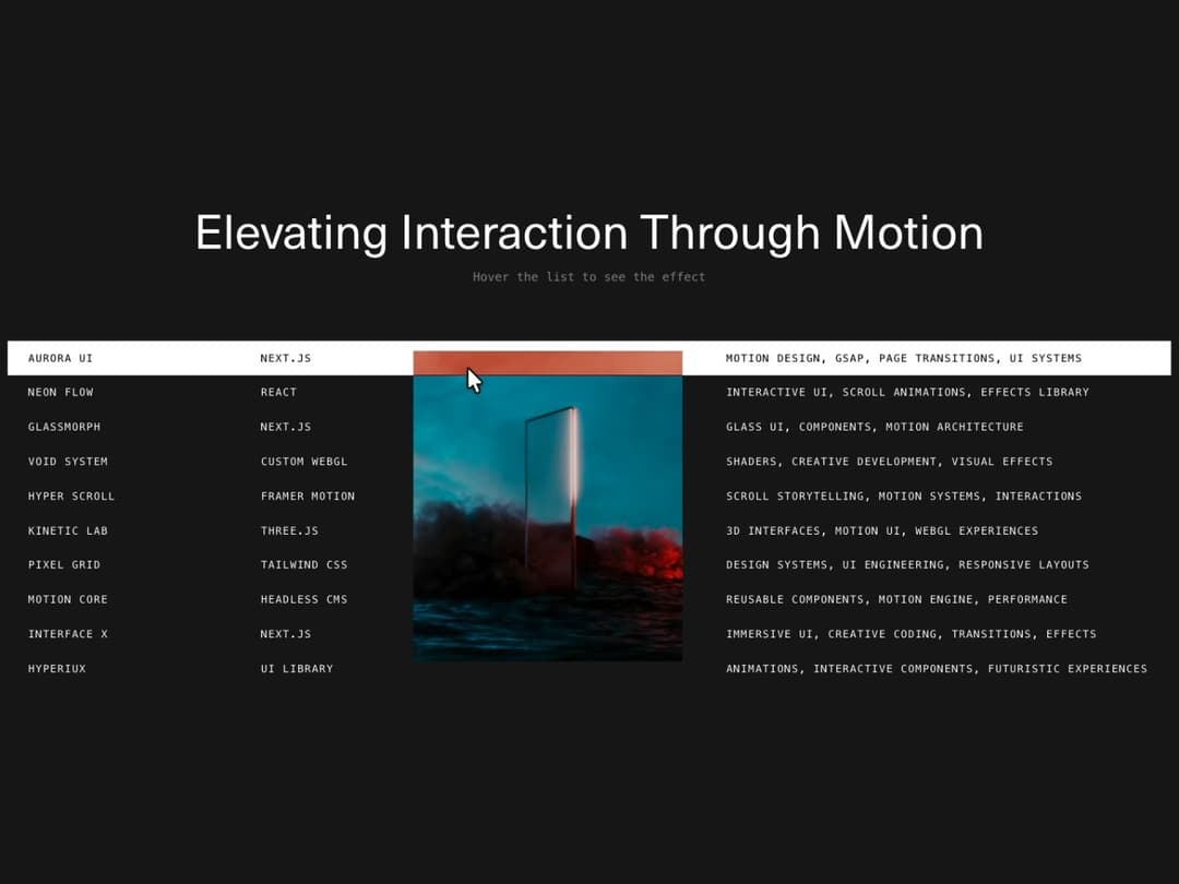 Interactive List Preview preview