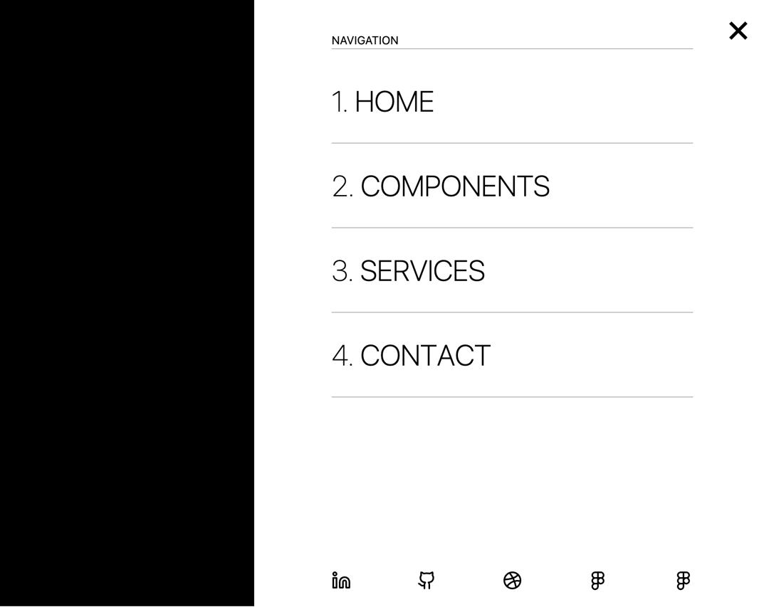 Curved Menu preview
