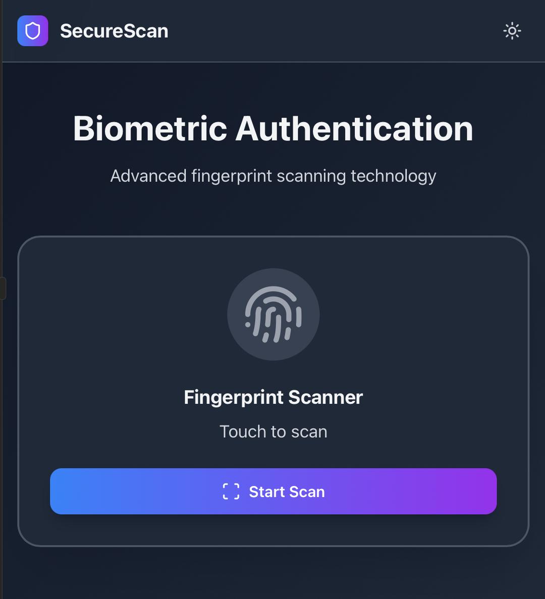 Biometric Authentication preview