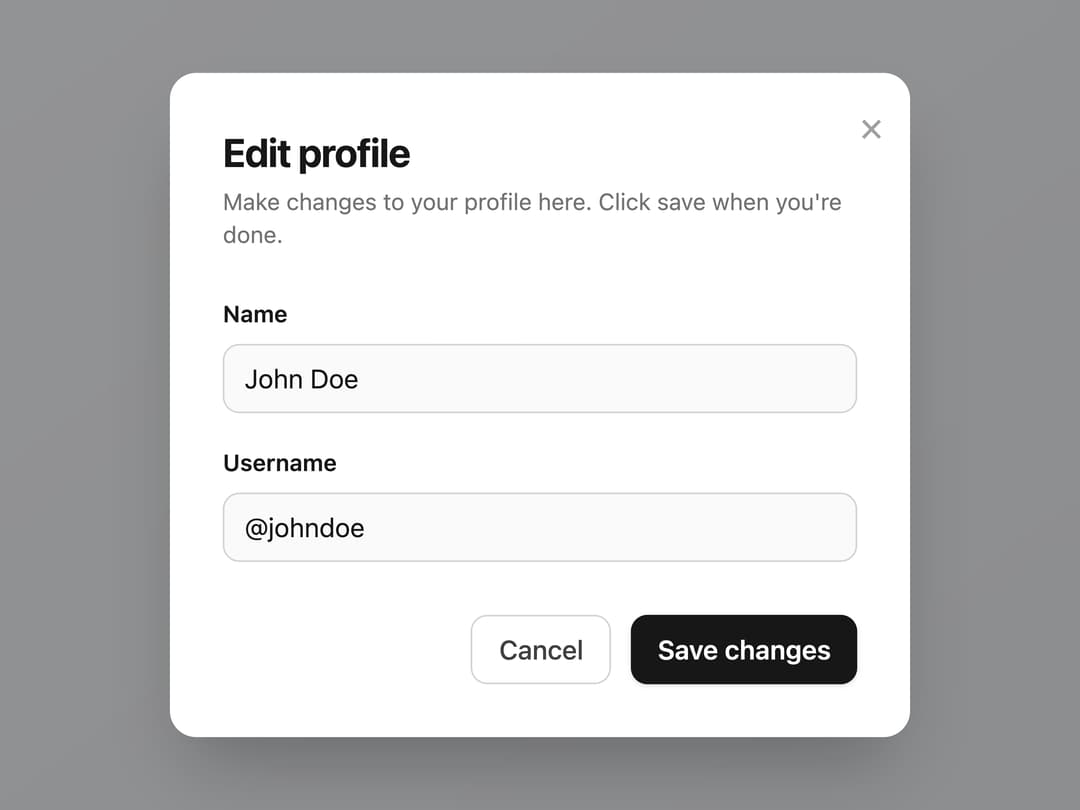 Dialog box preview