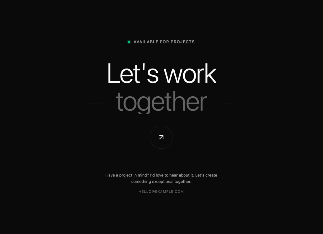 Lets Work Section preview