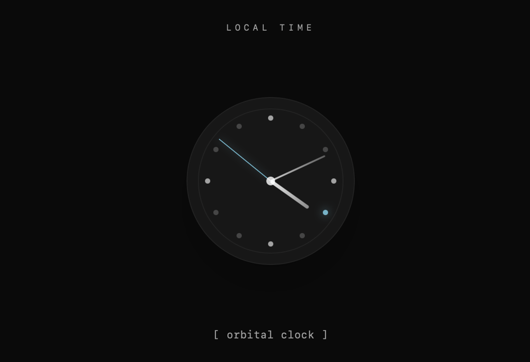 Orbital Clock preview