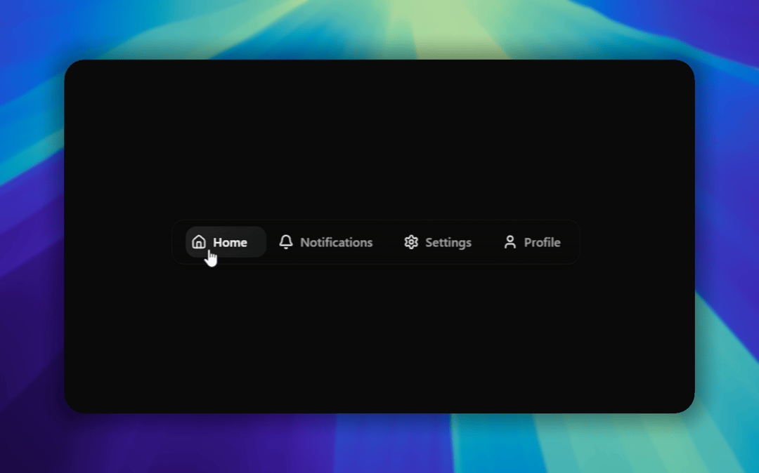 Sleek Navbar preview