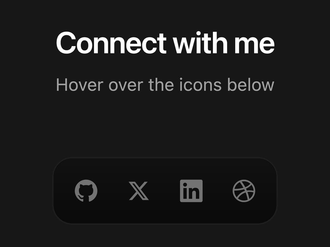 Social Icons preview