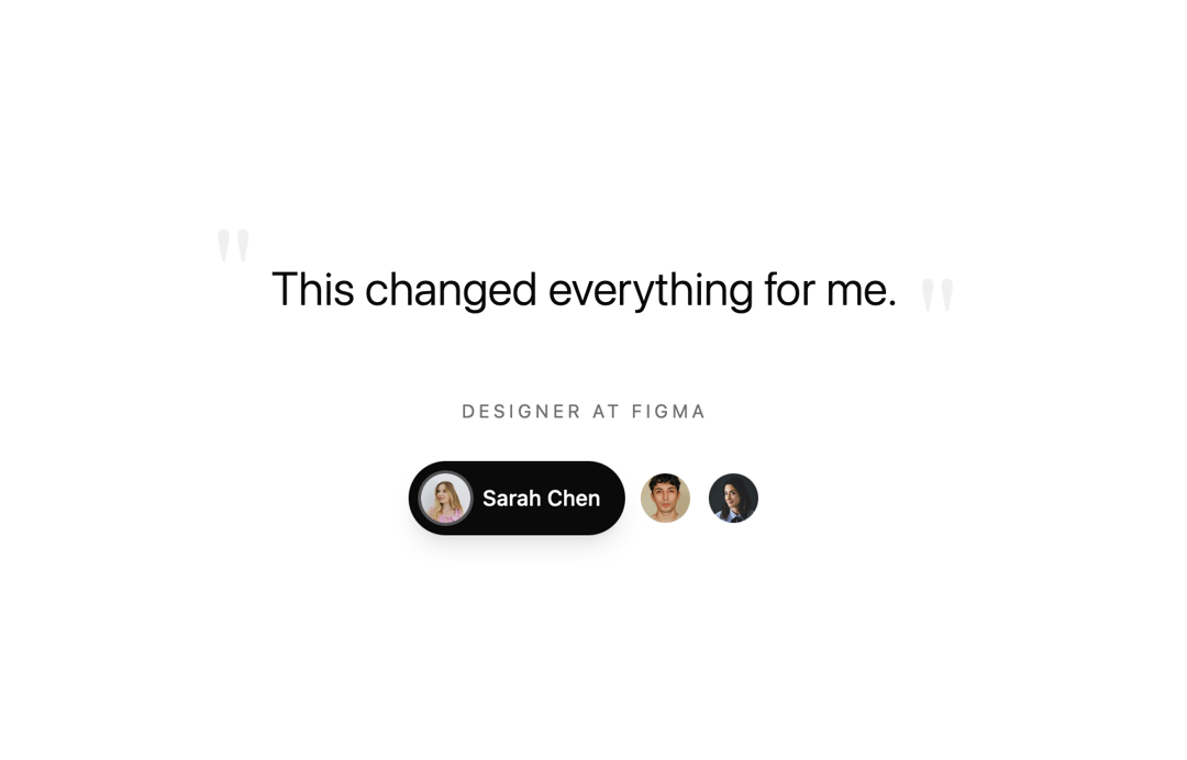 Unique Testimonial preview
