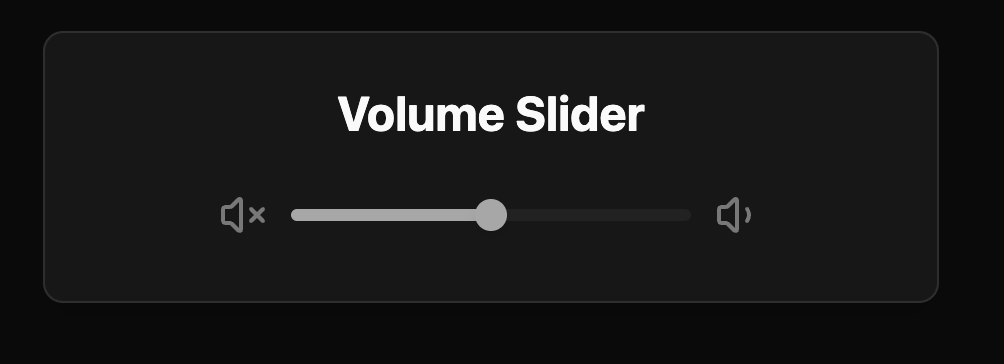 volumeslider preview