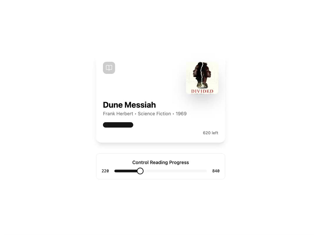 Audiobook Card preview