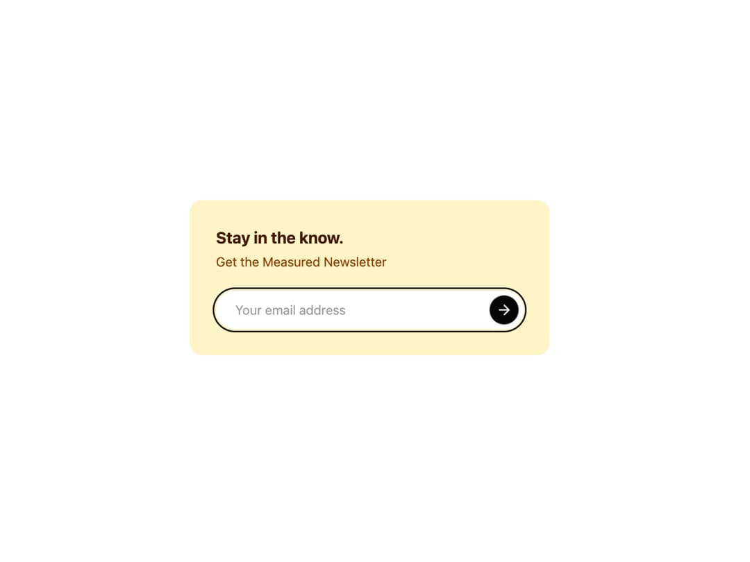 Newsletter Card preview