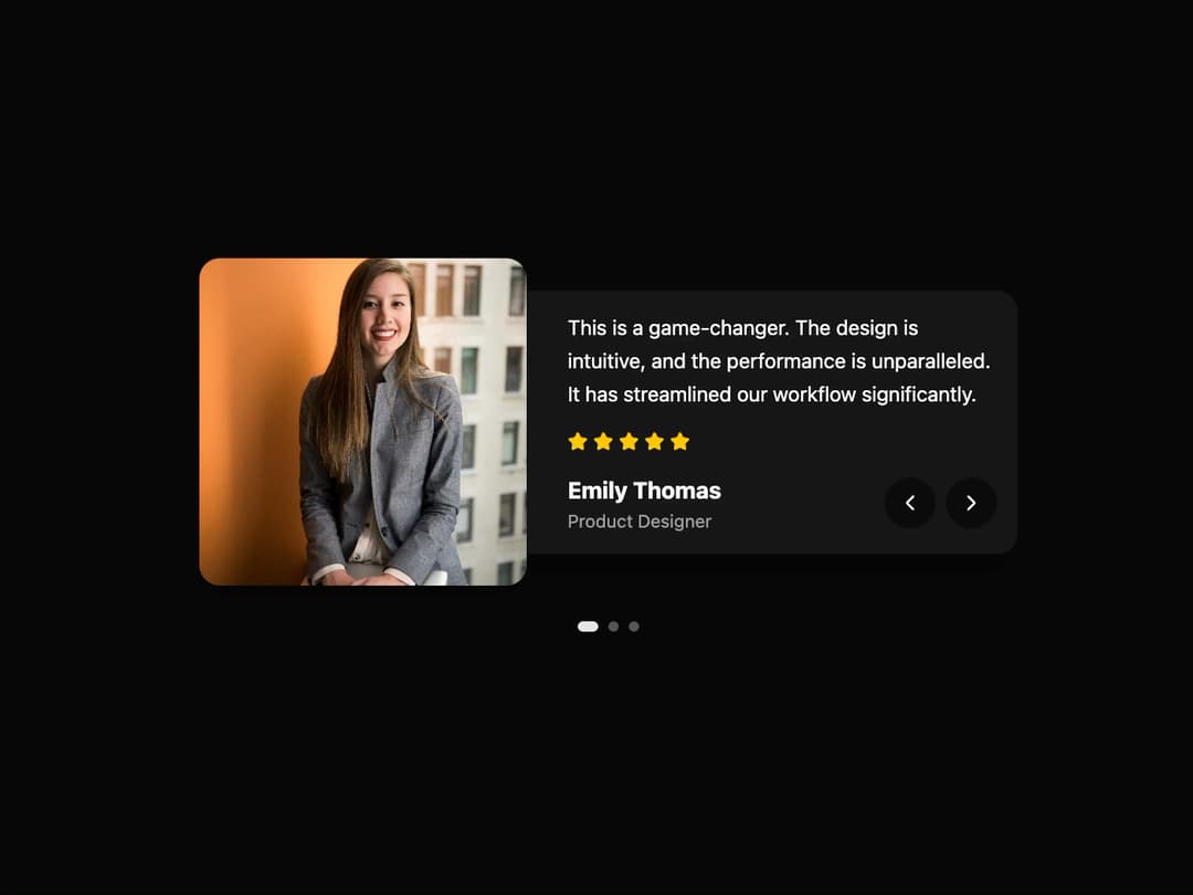 Testimonial Slider preview