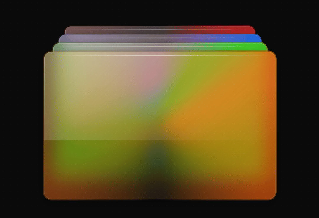 Glass Cards preview