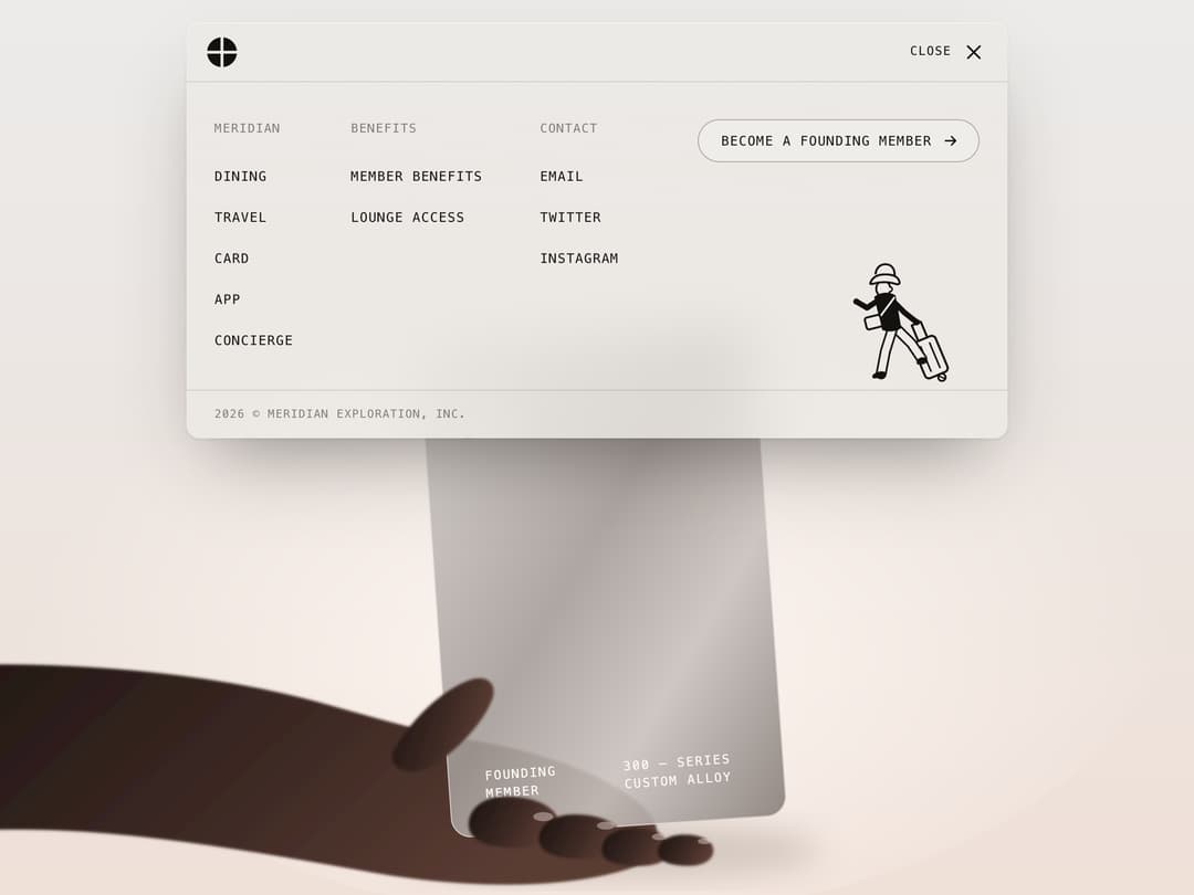 Glassmorphism Navbar Menu preview