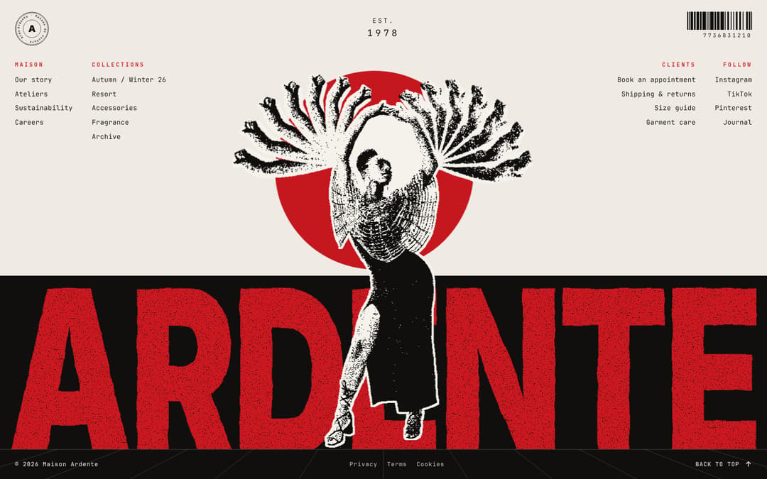 Fashion Poster Footer preview