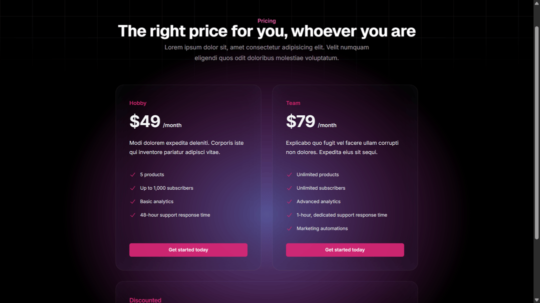 Pricing 2 preview