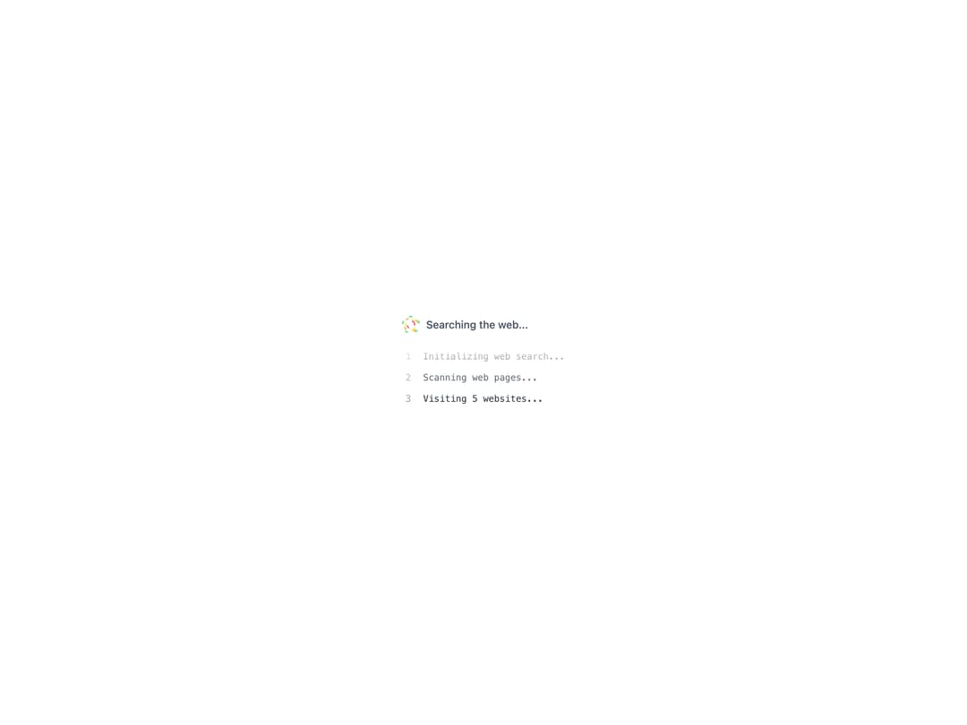 AI Loading State preview