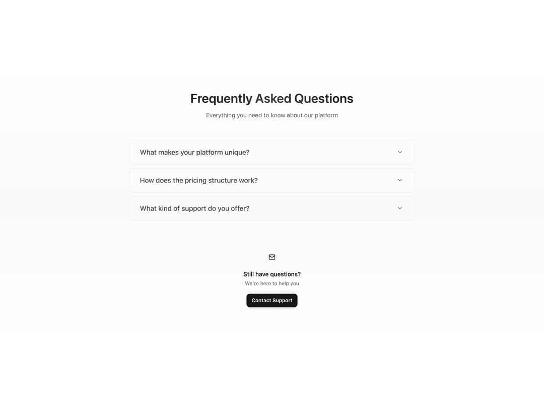 FAQ preview