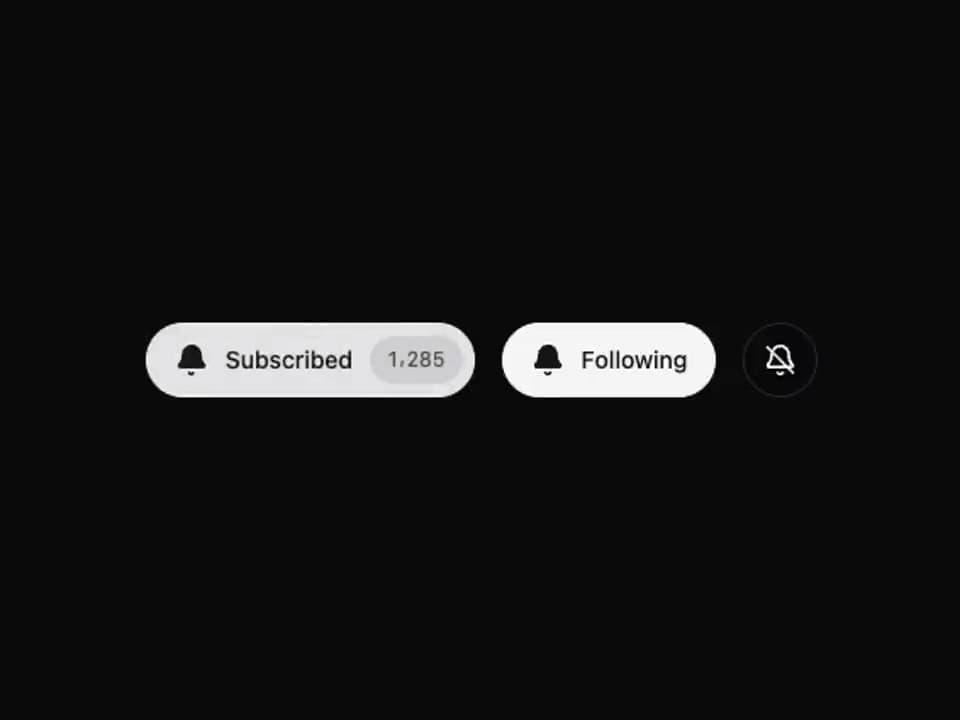 Kokonut UI Bell Button preview
