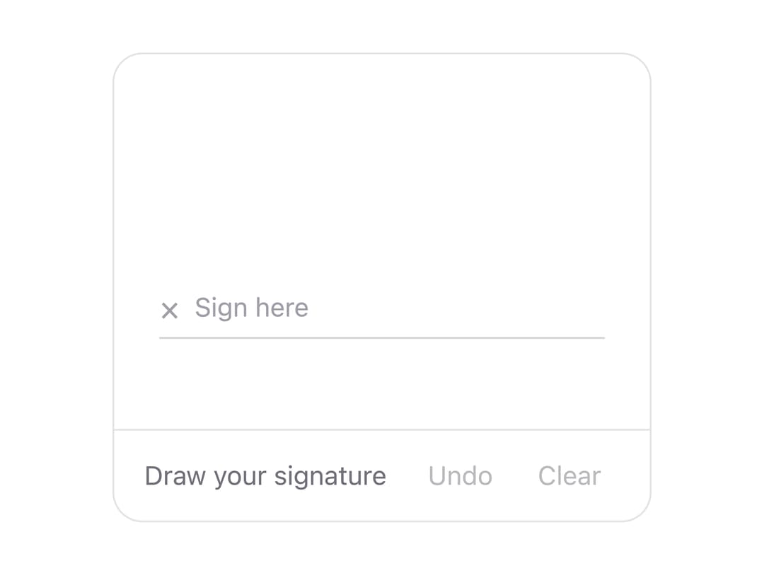 Signature Pad preview