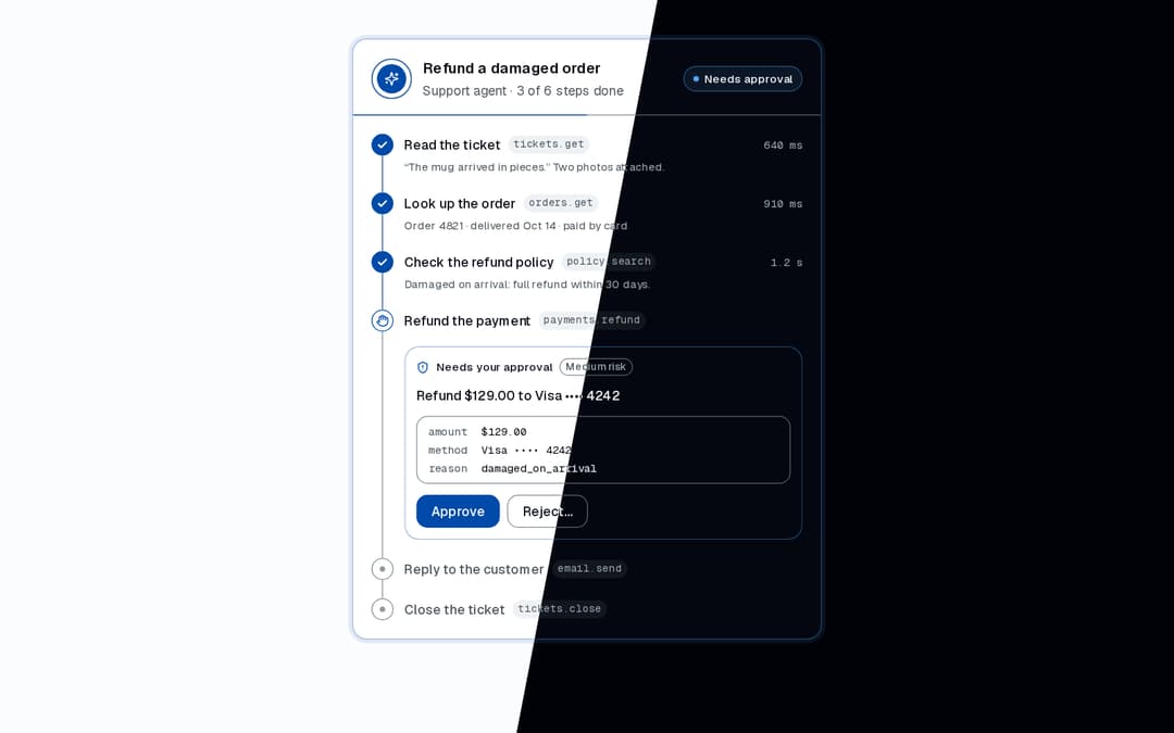 Approval Steps preview