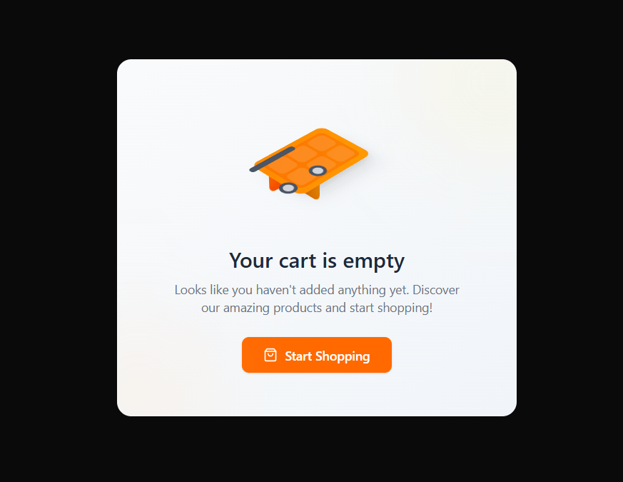 Empty Cart preview