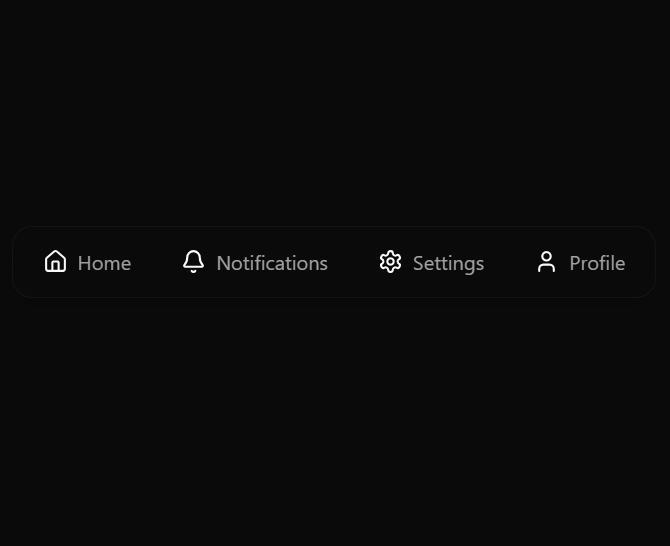 Navigation Menu preview