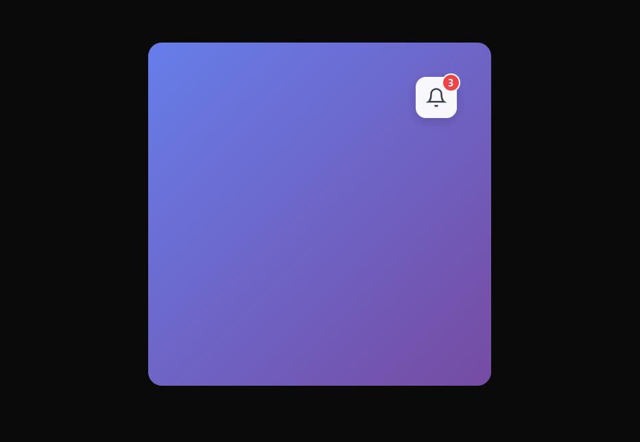Notification UI preview