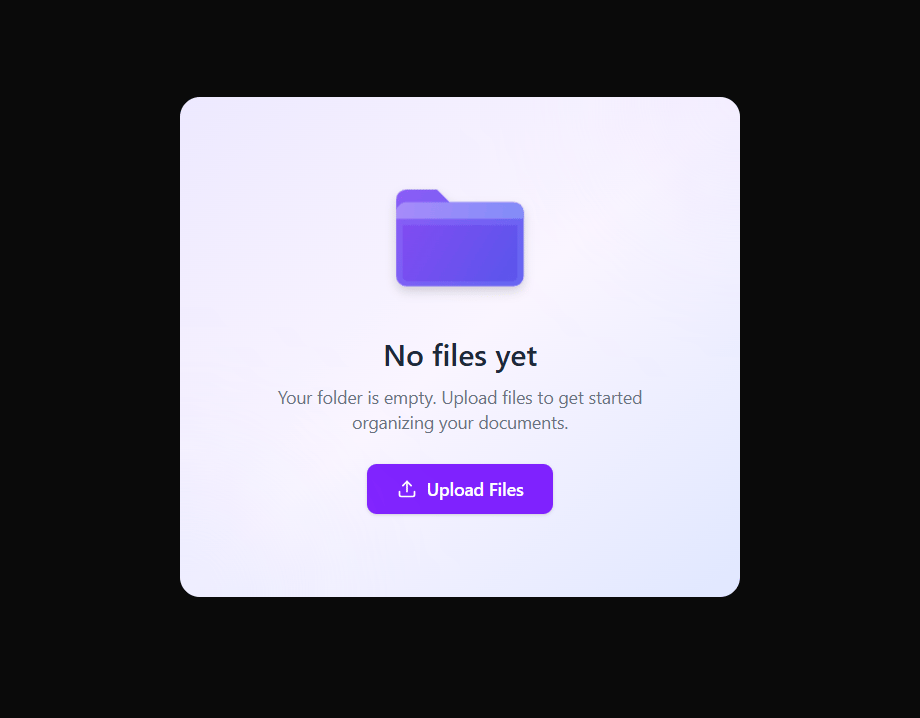 Upload Files preview