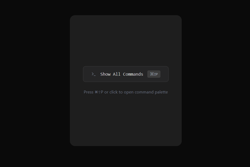 VS Code Command Palette preview