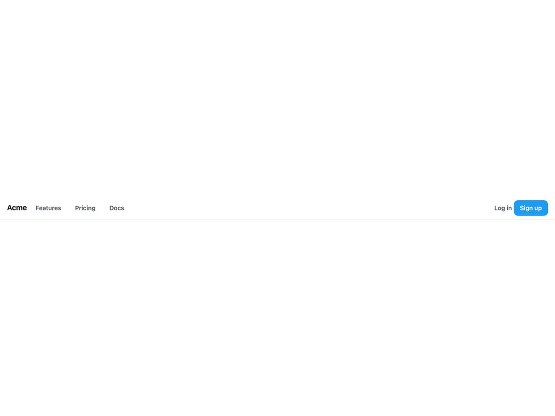 Site Header preview