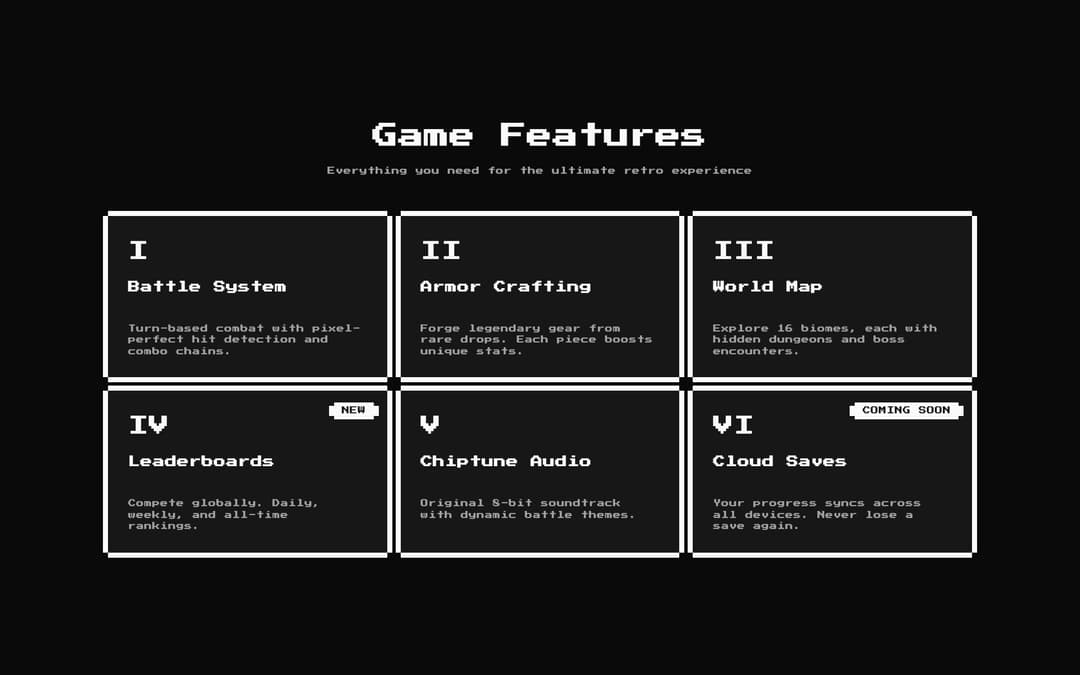 8bit Feature 1 Grid preview