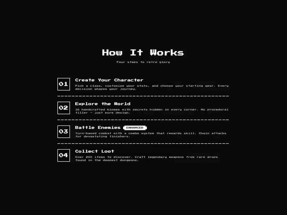 8bit Feature 2 List preview