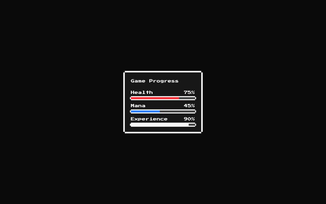 8bit Game Progress preview