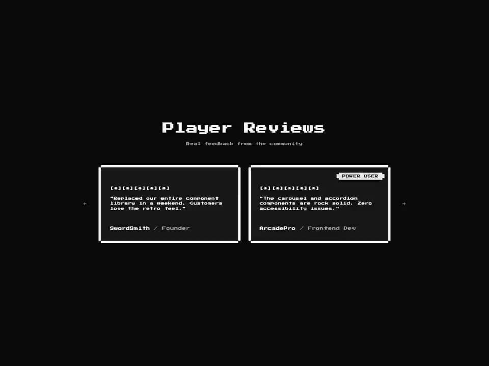 8bit Review Carousel preview