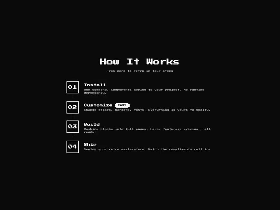 8bit Timeline Vertical preview