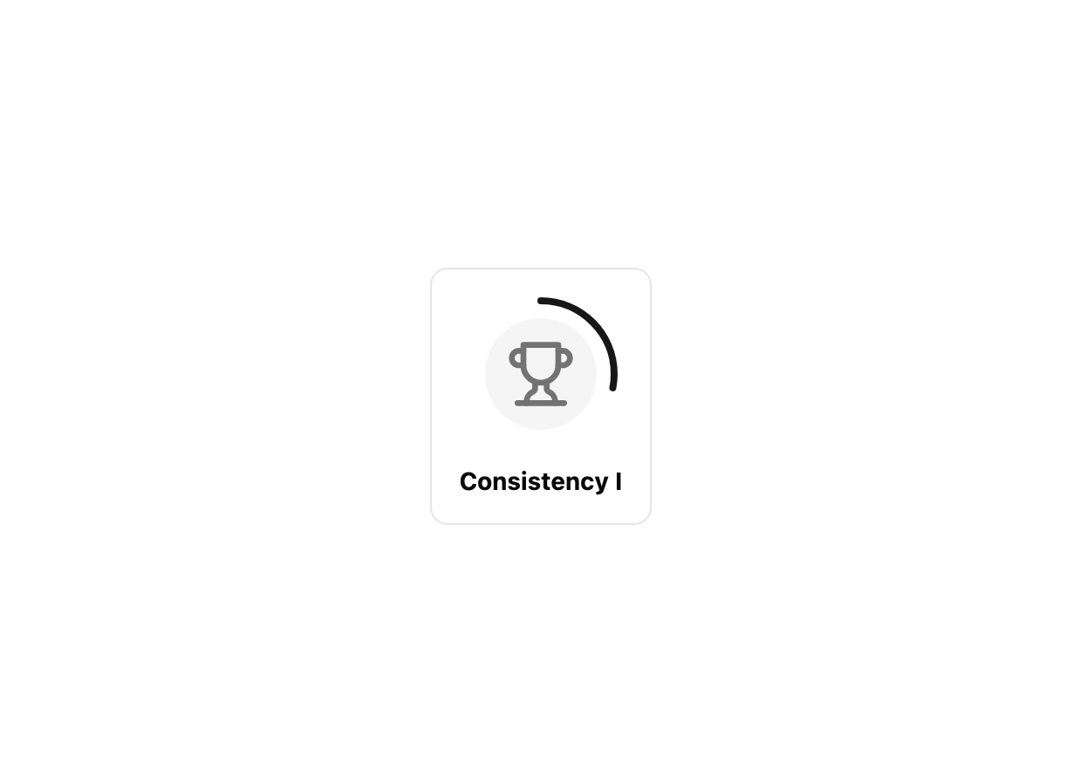 Achievement badge preview