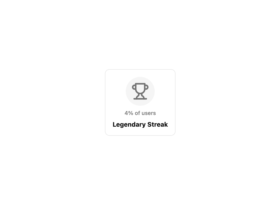 Achievement badge preview