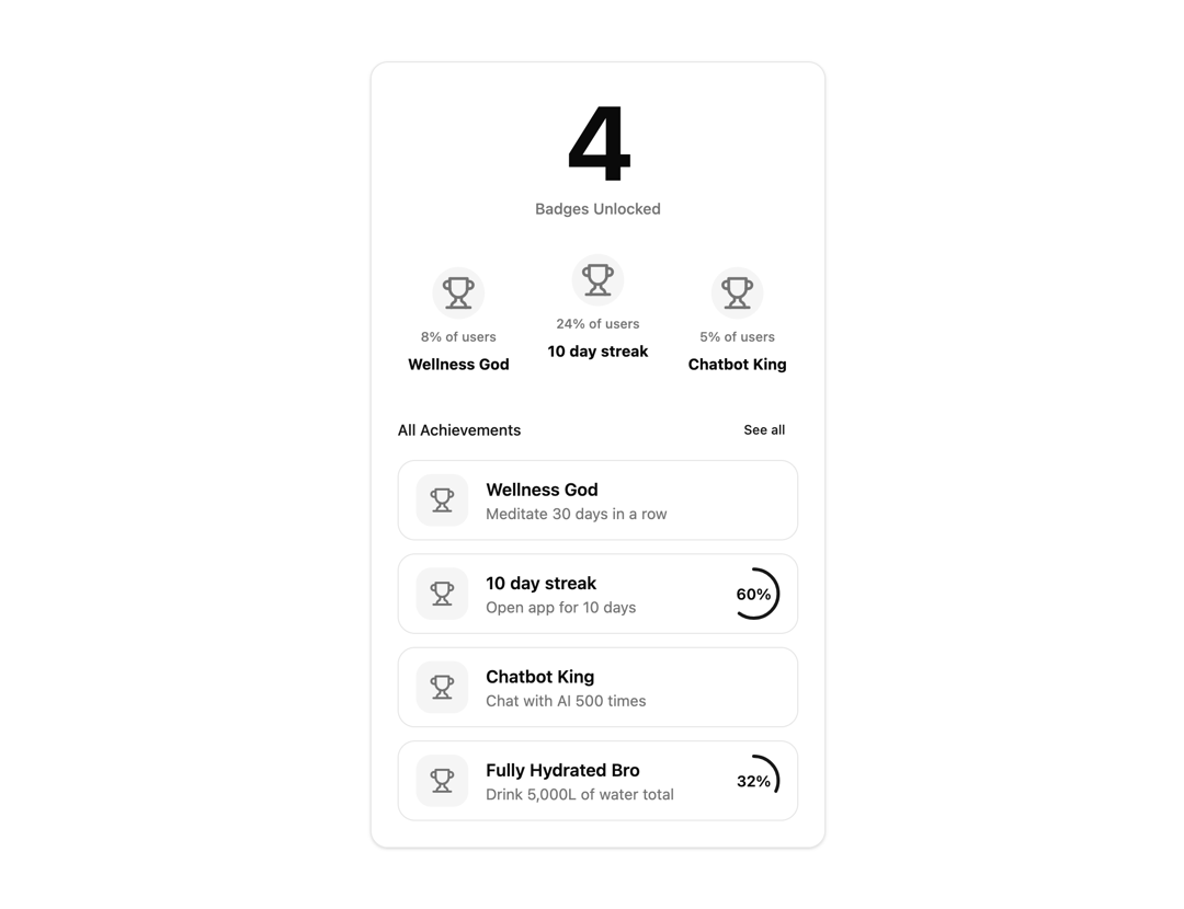 Achievement Card preview