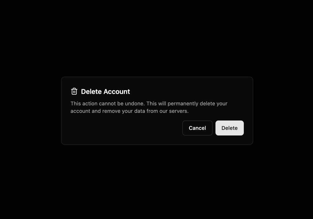 Alert Dialog Icon preview