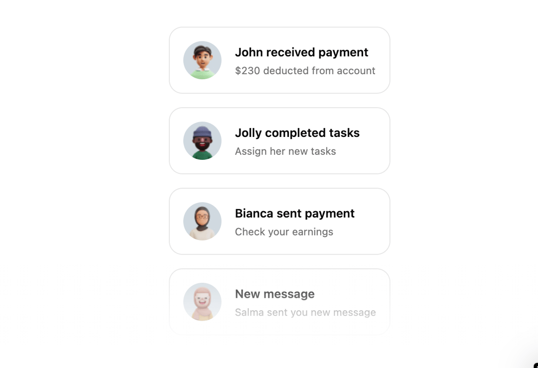 Animated List preview