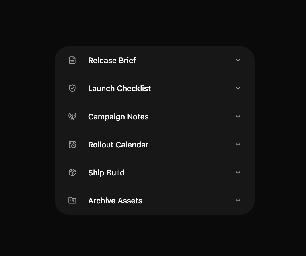 BeUI Bouncy Accordion preview