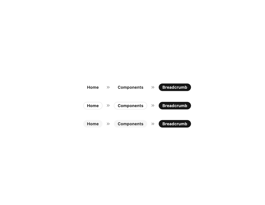 Breadcrumb preview