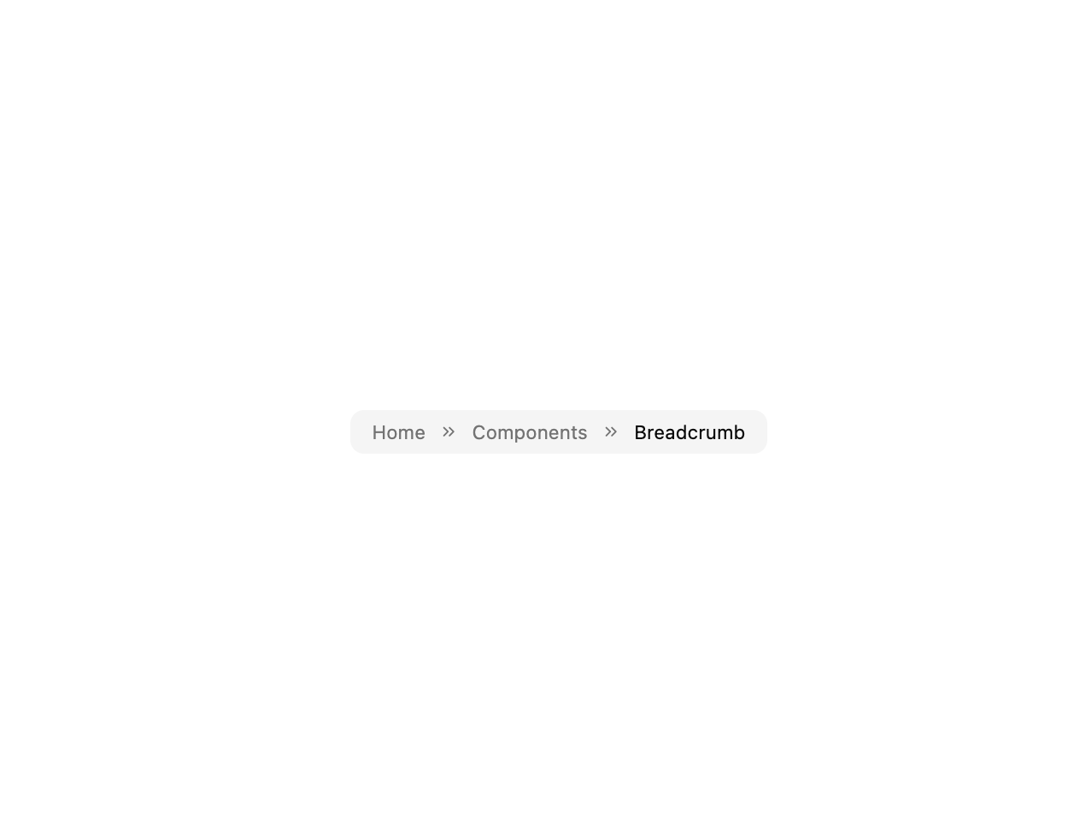 Breadcrumb preview