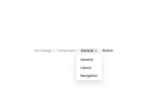 Breadcrumb preview