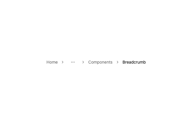 Breadcrumb preview