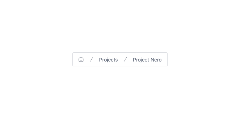 Breadcrumb preview