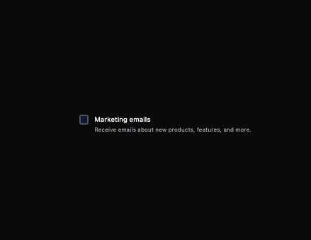 Checkbox preview