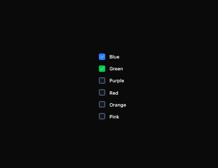 Checkbox preview