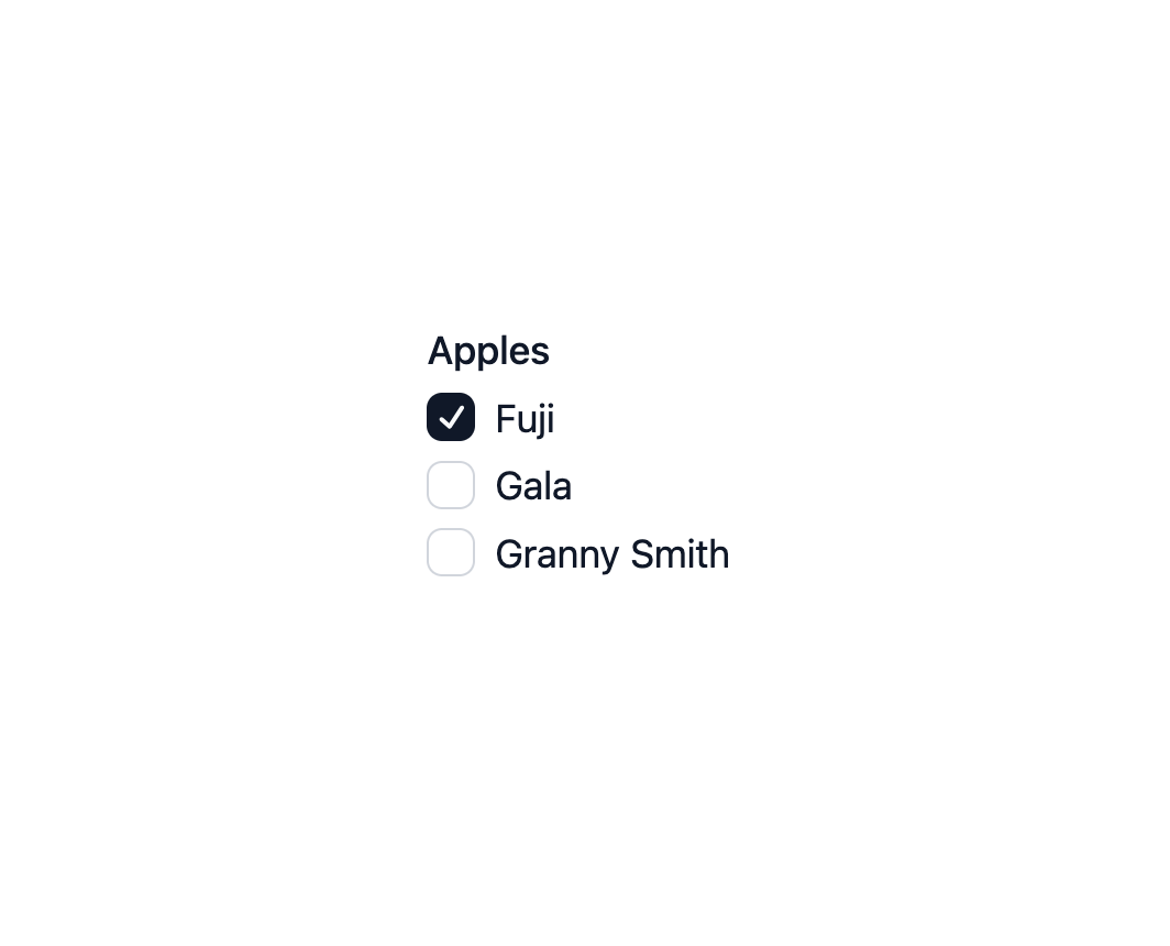 Checkbox Group preview