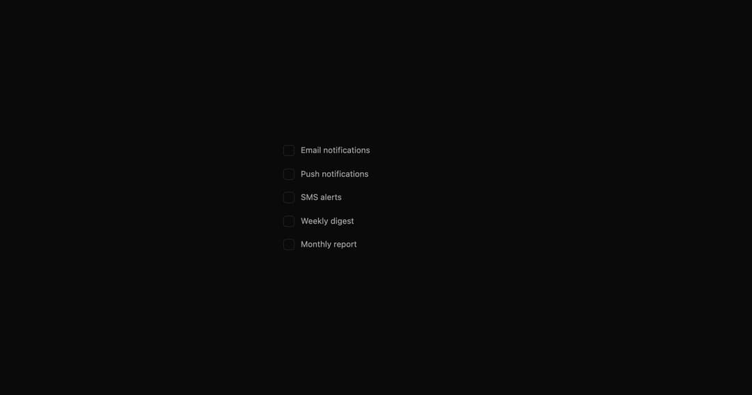 Checkbox Group preview