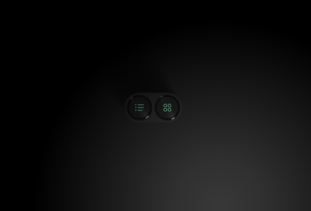 Skeuomorphism in the Dark Button preview