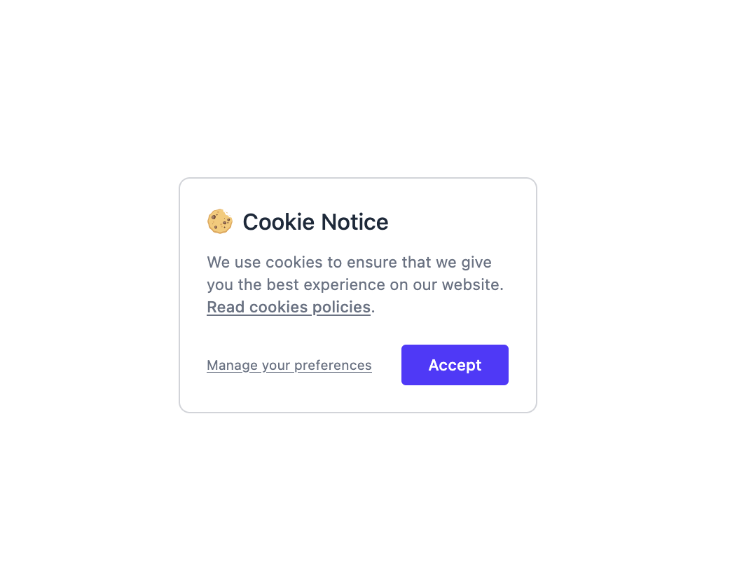 Cookies preview
